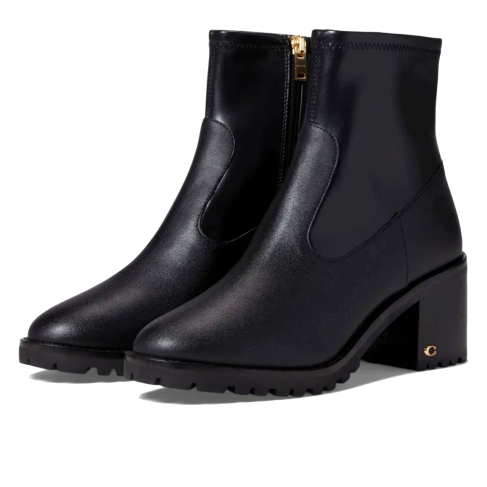 NWOB Coach Joy Lug-Sole Booties - Picture 2 of 12